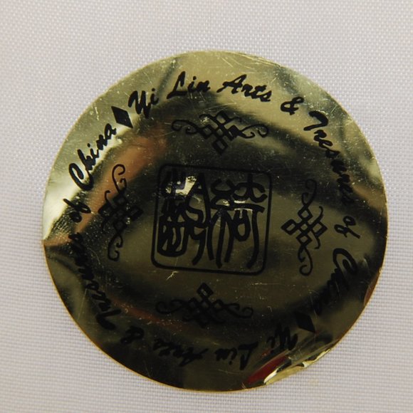 Vintage Green Snuff Bottle Box - Picture 4 of 6